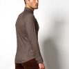 Menn Desoto | Jerseyskjorte »Kent« Brun/Beige